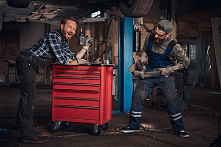 汽车修车手套图片