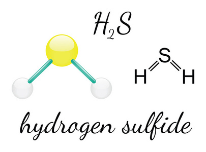 h2s 硫化氢分子照片