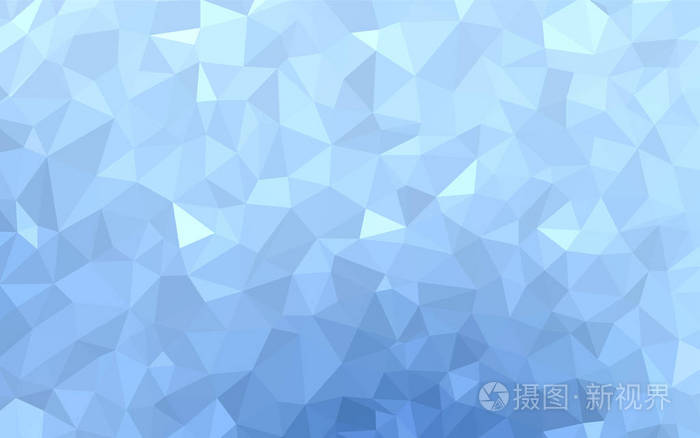 浅蓝色矢量三角形马赛克纹理带有三角形的现代抽象插图背景纹理图案