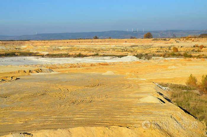 高岭土在西方波希米亚的采矿采石场