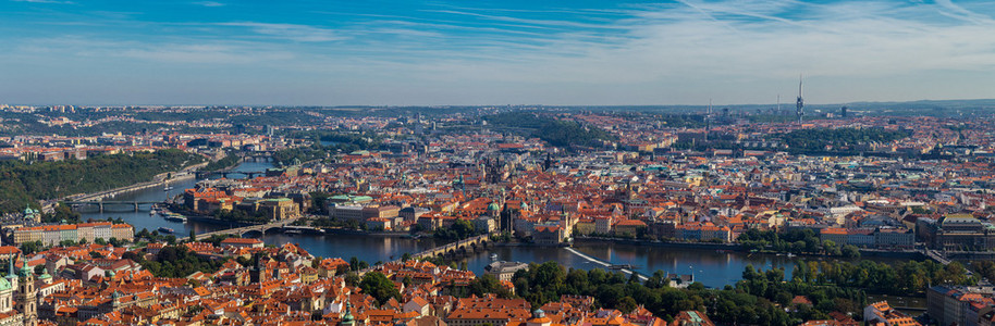 在布拉格全景视图