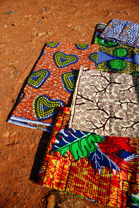 非洲的织物。天然面料