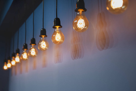 爱迪生装饰古色古香爱迪生风格灯泡背景墙照片