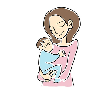 向量母亲与婴孩
