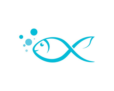 鱼标志模板创意矢量图标符号照片