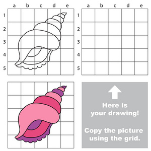 使用网格，简单教育孩子游戏的图像复制