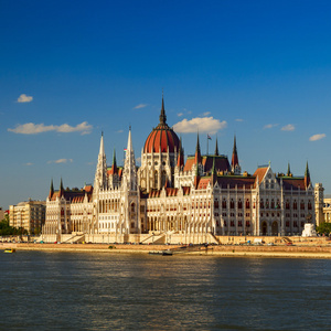 布达佩斯议会视图