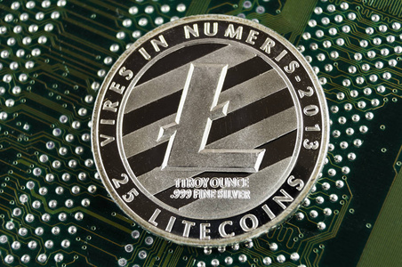 Litecoin 是现代的交换和此加密的货币是方便支付手段的金融和 web 市场