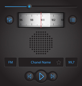 收音机播放器界面图片