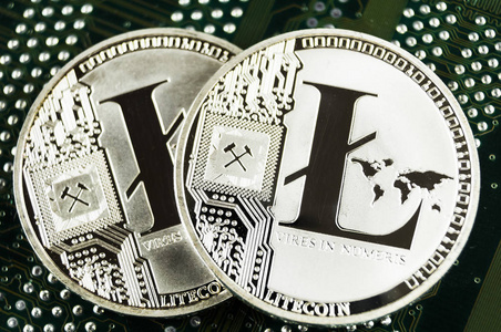 Litecoin 是现代的交换和此加密的货币是方便支付手段的金融和 web 市场