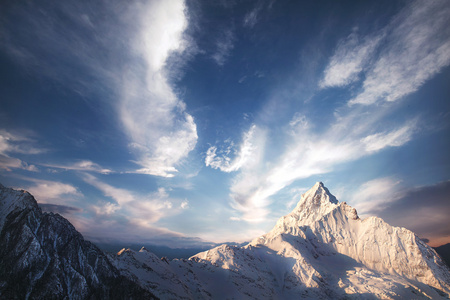 雪景山背景图片图片