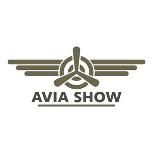 Avia 显示图标徽标, 平面样式