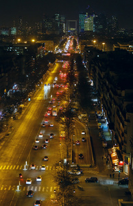 来自法国巴黎的凯旋门夜景图片