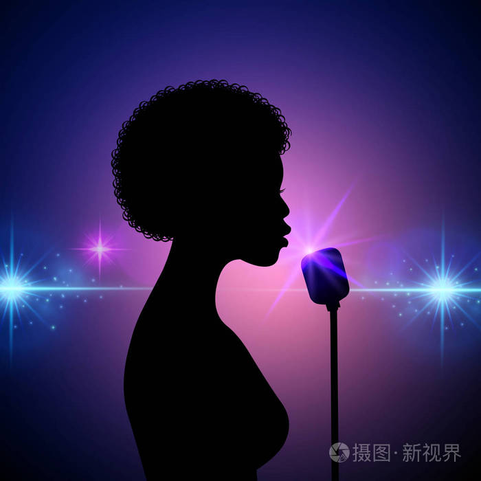 一个女性歌手的剪影在一个抽象背景 矢量表演女子演唱会 表演舞台插图的女孩插画 正版商用图片0ojcsn 摄图新视界 一个女性歌手的剪影在一个抽象背景 矢量表演女子演唱会 表演舞台插图的女孩插画 正版商用图片0ojcsn 摄图新视界