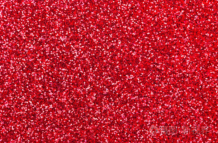作为背景的红色闪光纹理特写