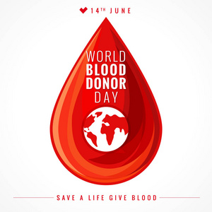 世界血捐助一天卡图片