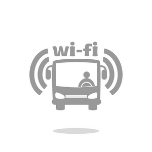 Wifi 在公共汽车标志