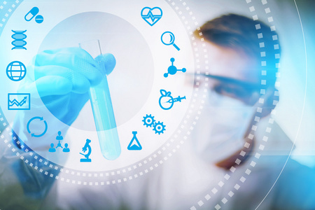 生物技术科学家概念照片