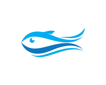 鱼标志模板创意矢量图标符号照片