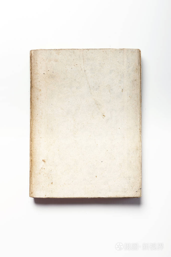 孤立的亚洲古董书白