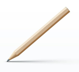详细的木制铅笔