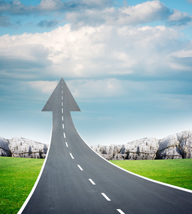 高速公路像箭一样向上,空气清新曼谷首都高速公路是一个很好的沟通