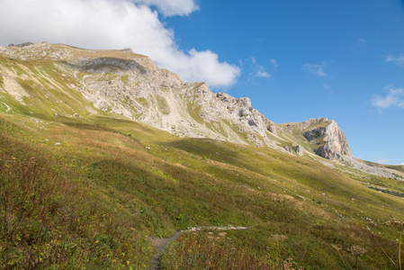 高加索地区自然保护区风景秀丽的群山