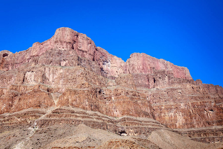 大峡谷的岩石景观视图图片