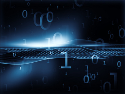 数据流背景照片