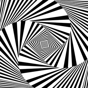 催眠黑白条纹形状矢量照片