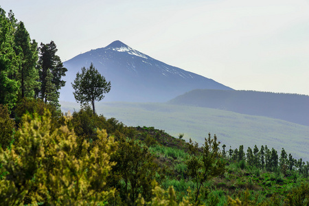 特内里费岛的泰德火山景观