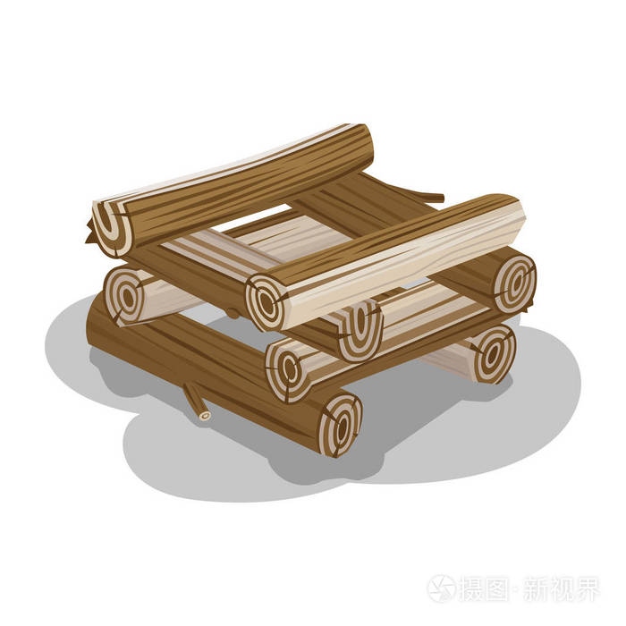 木柴元素插画-正版商用图片0okgpe-摄图新视界