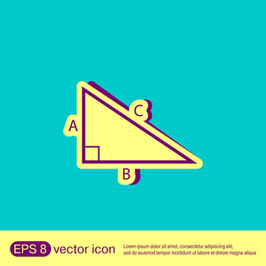 三角形数学符号图标