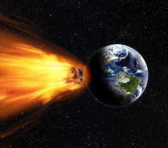行星碰撞图片