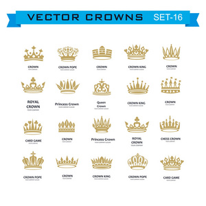 国王和皇后皇冠符号图片