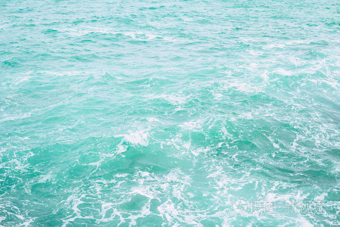 海洋水的表面纹理.深海的浪涛