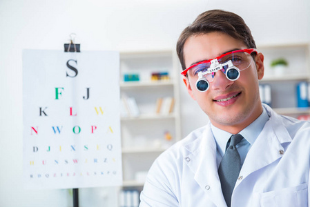 护眼医院护眼理念中的眼科医生照片