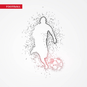 足球彩色标志设计白色背景图片