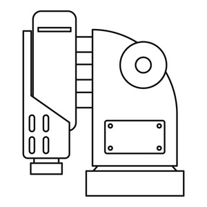 气动锤机图标, 轮廓样式