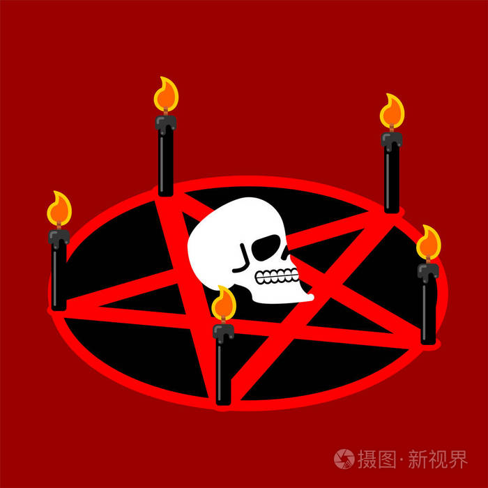 撒旦签署.仪式符号.呼叫守护进程.拉丁