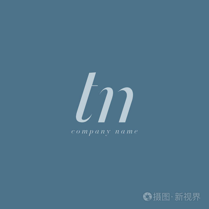 tn 字母标志模板
