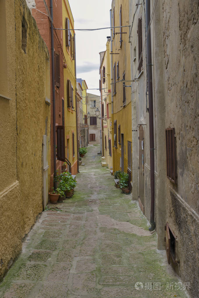 意大利的老街头