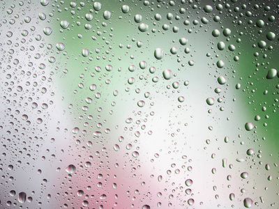 水珠玻璃空间颜色背景雨虹图片