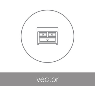 抽屉里线图标