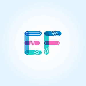 Ef 连接字母徽标