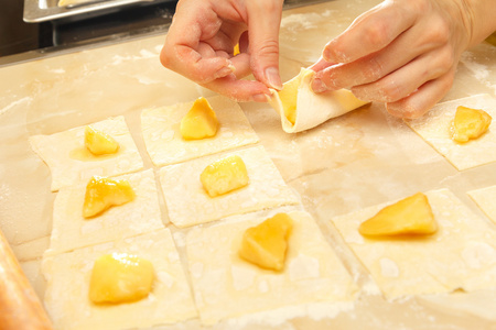 烘烤过程中图片