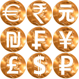 瑞士法郎标志世界货币符号照片