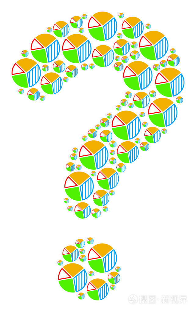 饼图图标的问号图