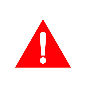 红色警告三角形警告 注意 警报 谨慎 危害和红色三角形标志图标照片