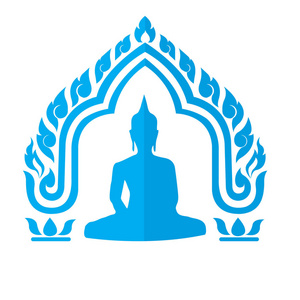 雕刻插图泰国公共佛教寺庙天花板上美丽的传统泰国风格天使画民间文学